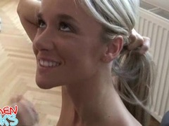 Great Cock Sucker Carmen Cocks Gets A Huge Cumblast On Her Face