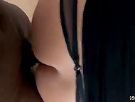 Mature Blonde With Big Tits And Ass Practices Interracial Anal Sex Wearing Black Top And Stockings